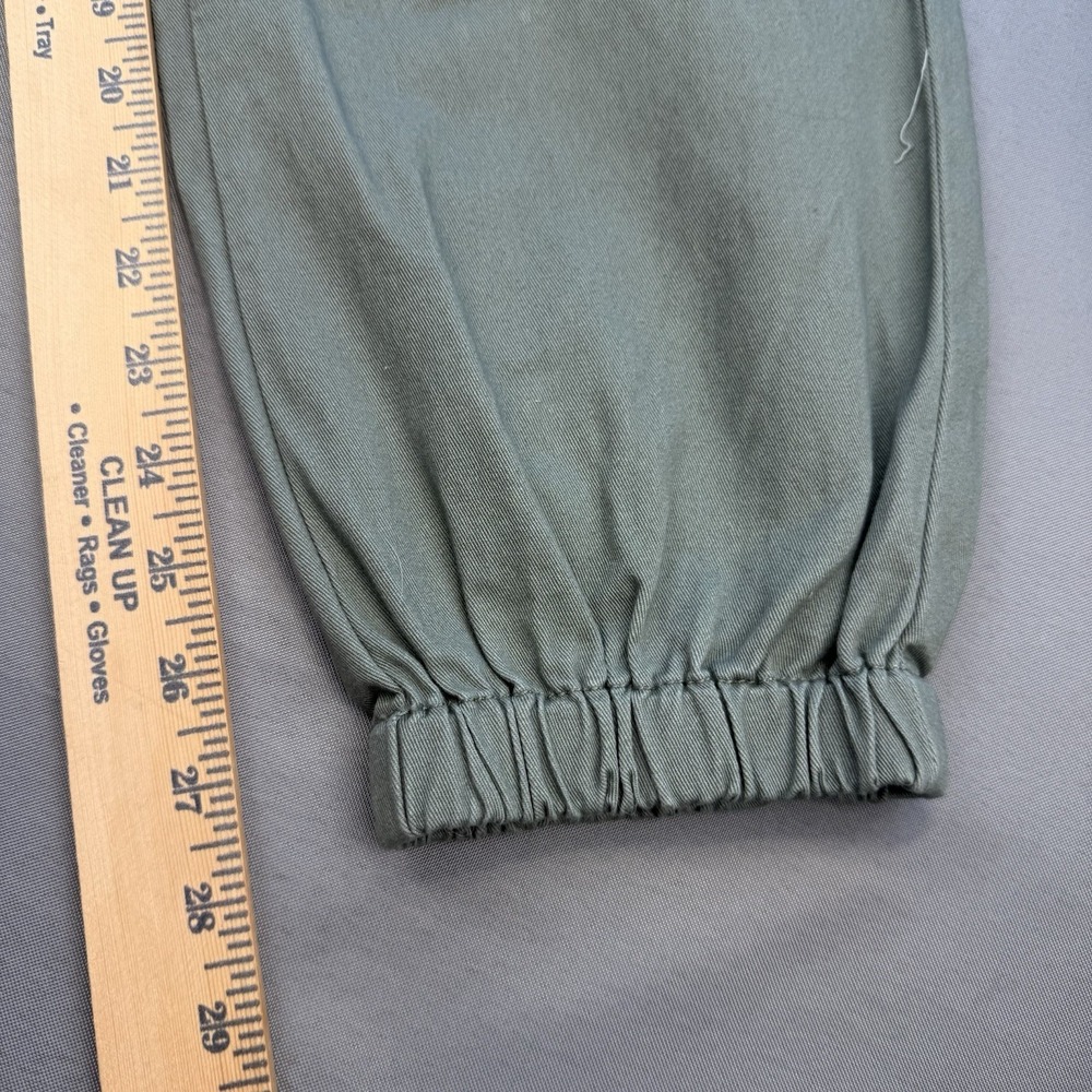 Forever 21 Baggy Jogger Pants Womens Olive Army Green Utility Y2K Streetwear M - Picture 9 of 10